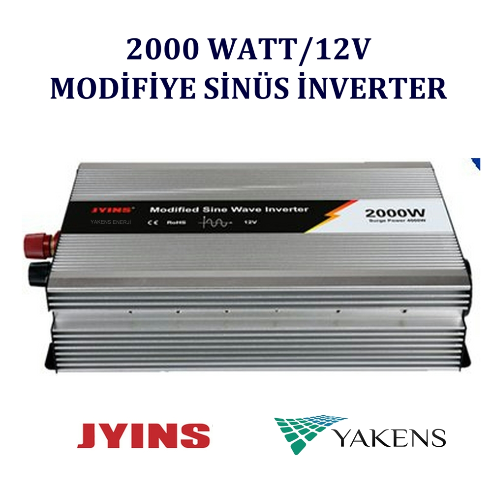 2000 Watt 12V Modifiye İnverter Jyıns